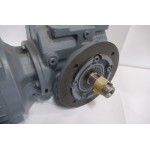 158 RPM 1,5 KW Asmaat 25 mm, geremd IE3. Unused. 